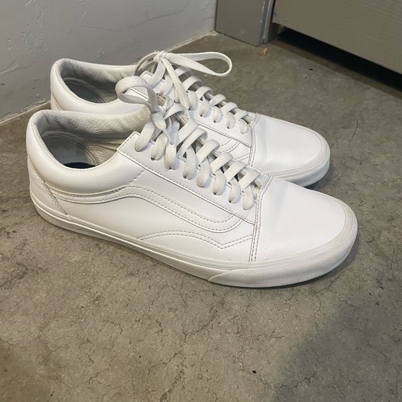 White leather vans - Picture 2 of 4